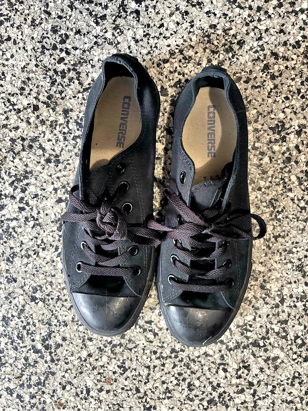 Converse Chuck Taylor All Star Low Top Black Monochrome Low Top Black Sneakers